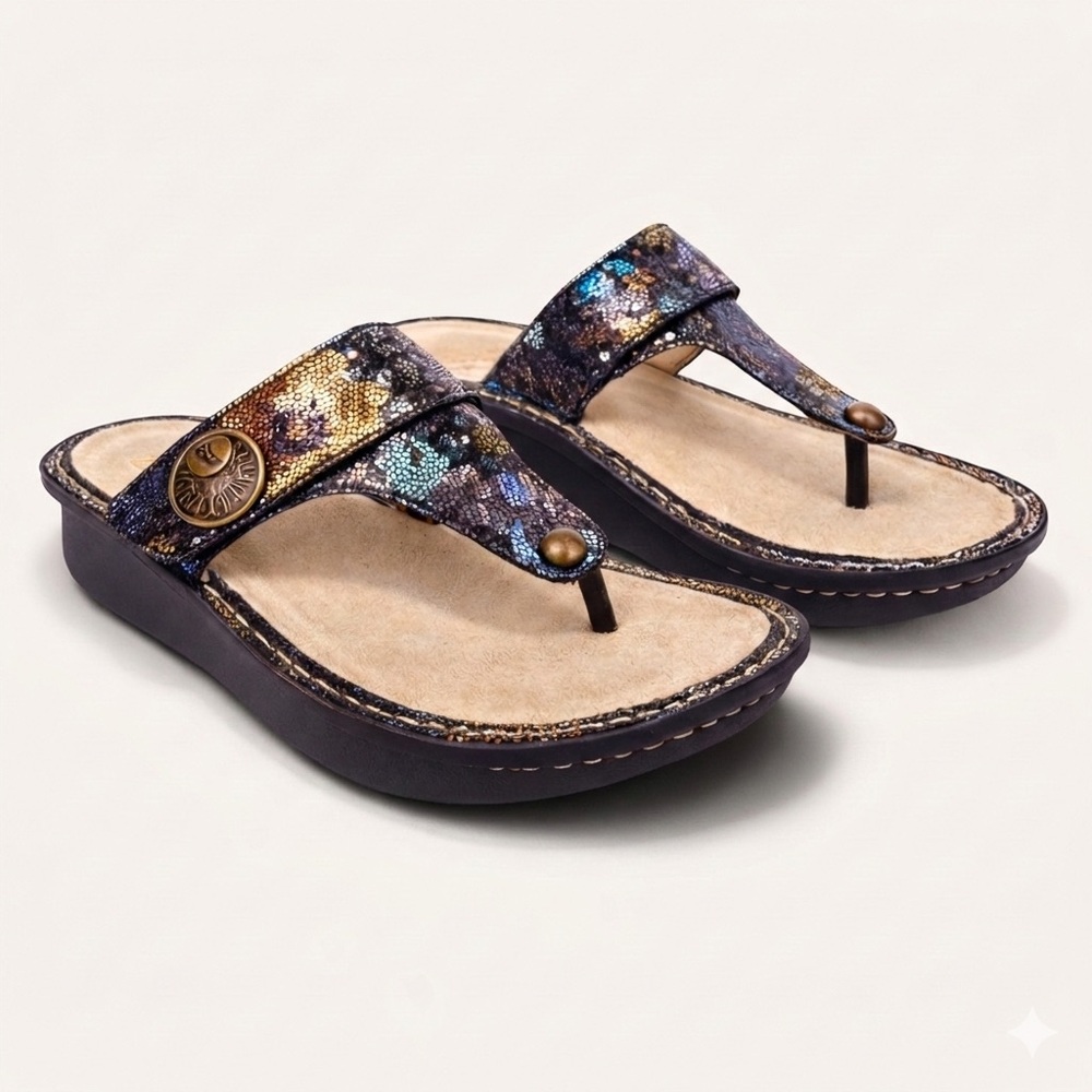 Alegria Carina Carefree Sandals Womens 6 EU 36 Rocker Comfort Professional Shoes